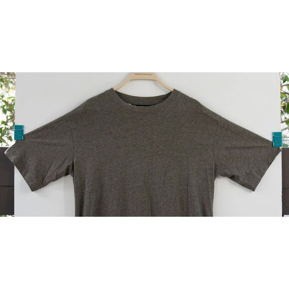 WESC Embroidered Men's Green Brown Short Sleeve Crew Neck T-Shirt Size M - Picture 3 of 8